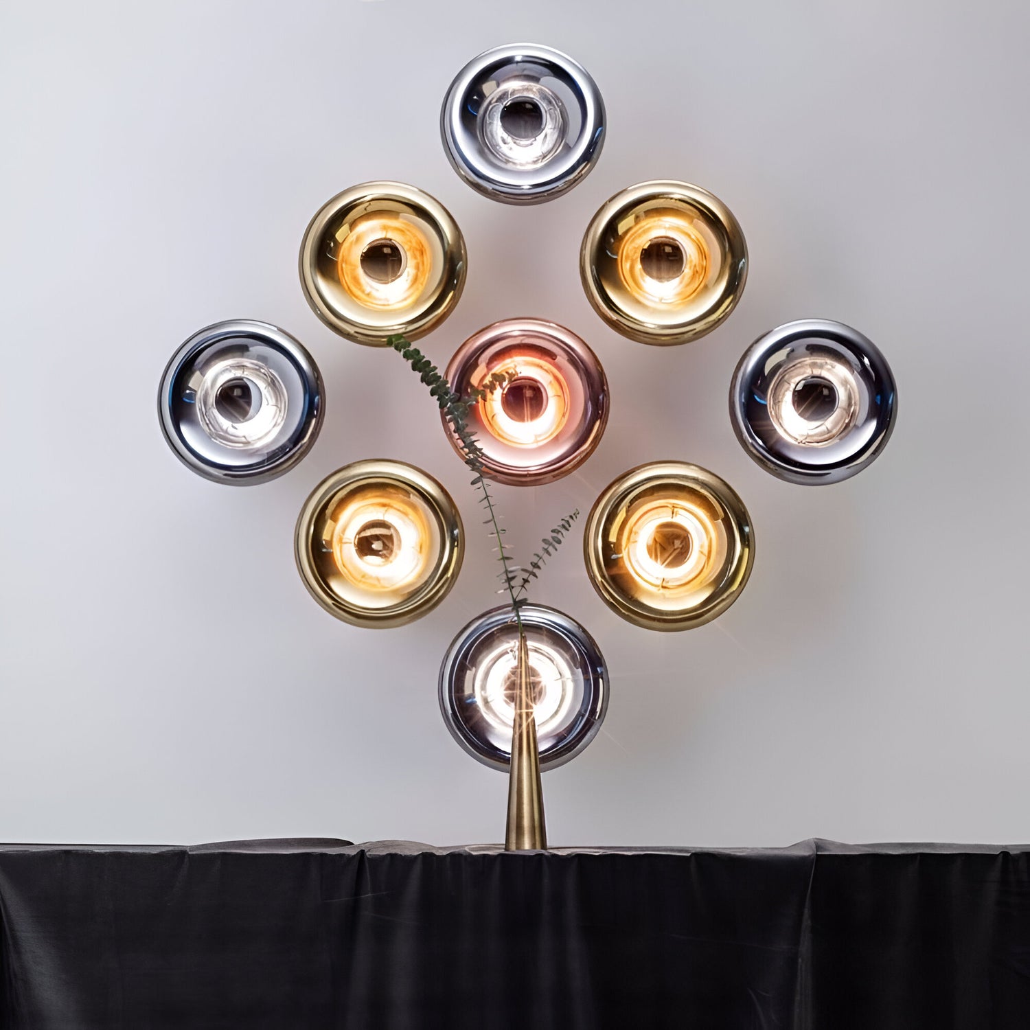 Elina Nordic Metal Wall Light