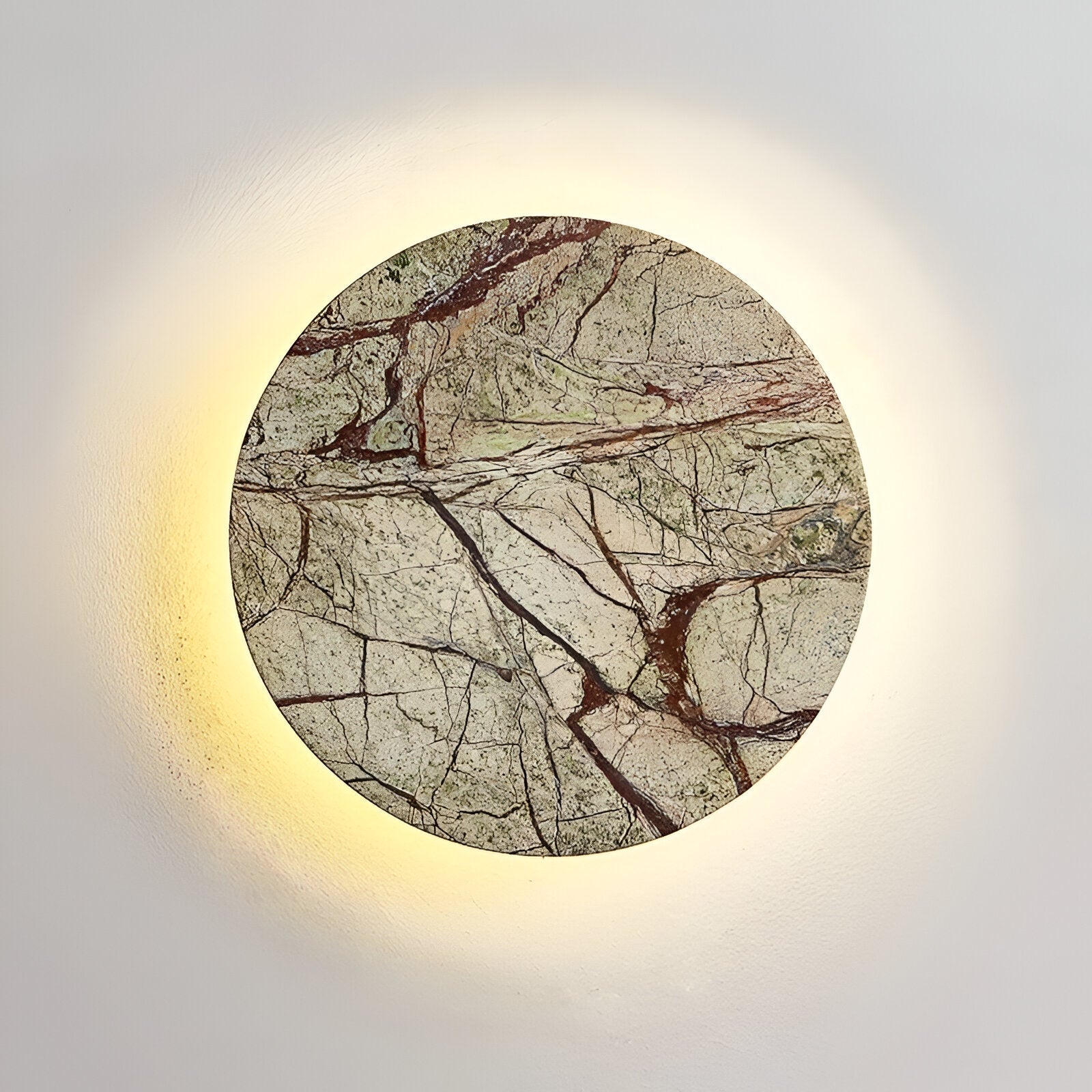 Nordic Round Marble Stone LED Wall Light