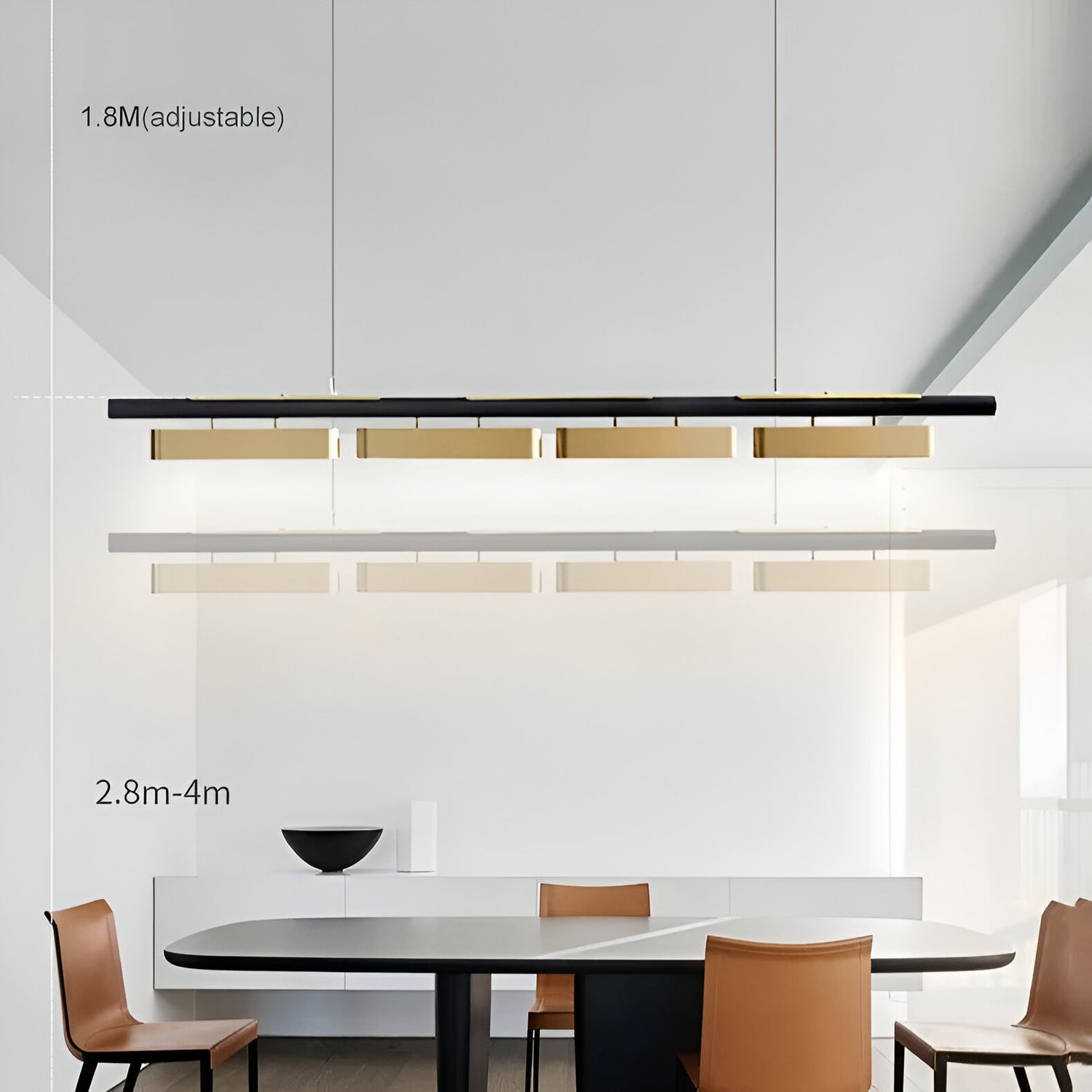 Nordic Stainless Steel Skylar LED Pendant Light