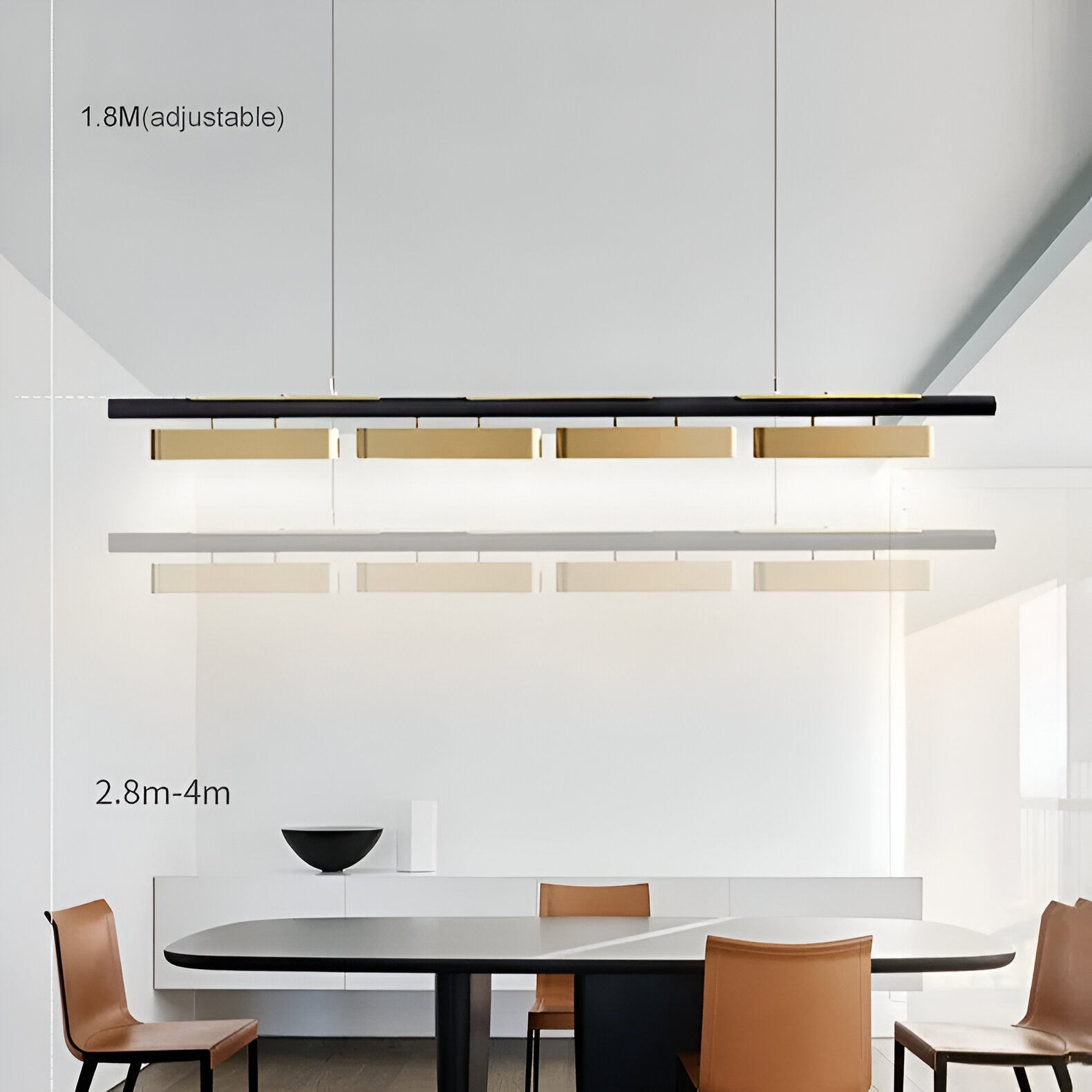 Nordic Stainless Steel Skylar LED Pendant Light