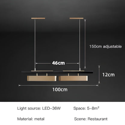 Nordic Stainless Steel Skylar LED Pendant Light