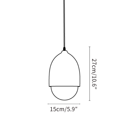 Lampada a sospensione Nut Art