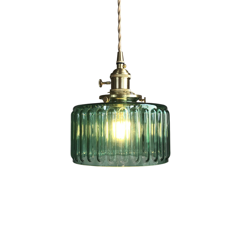 Celeste Glass Vintage Glow Glass Pendant Light