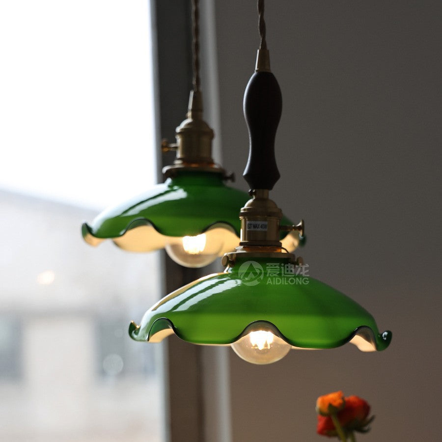 Shanghai Luxe Retro Glass Pendant Light