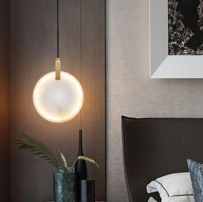 Lorenzo Single Spanish Marble Pendant Light