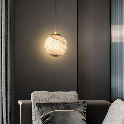 Jupiter Japandi Glass Pendant Light