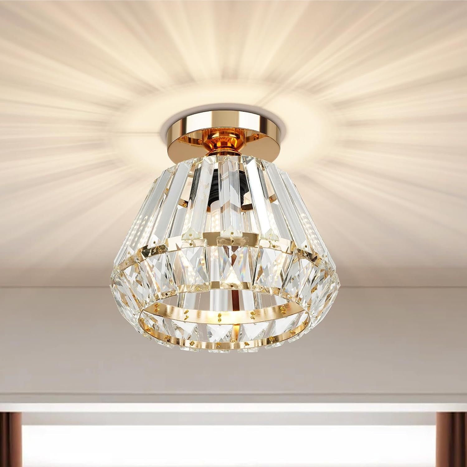 Luxury Nordic Crystal Ceiling Lamp