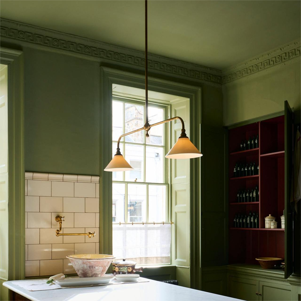 Alaric Linear Brass Modern Pendant Light