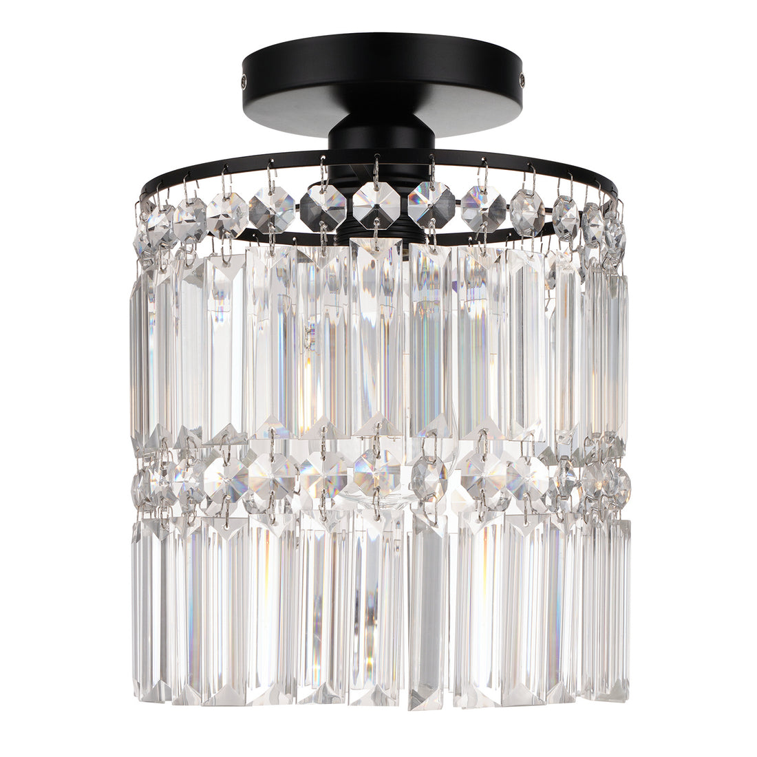 Crystal Retro Ceiling Lamp