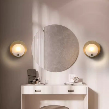 Elysian Glow Luxury Nordic Marble Wall Light