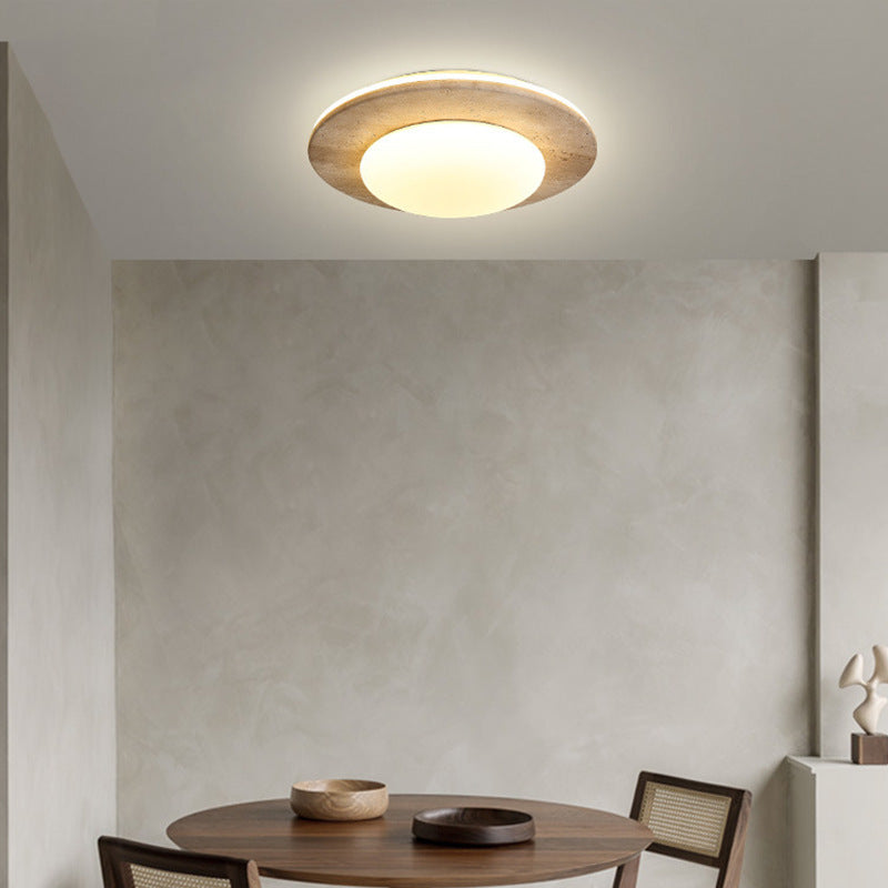 Travertine Nordic Medieval Ceiling Lamp