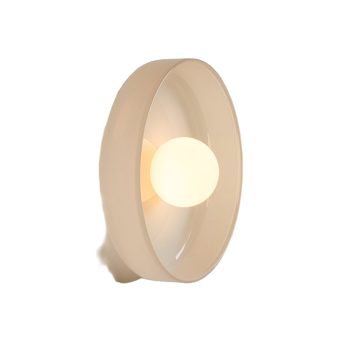 Nordic Glass Olive Disc Wall and Ceiling Light