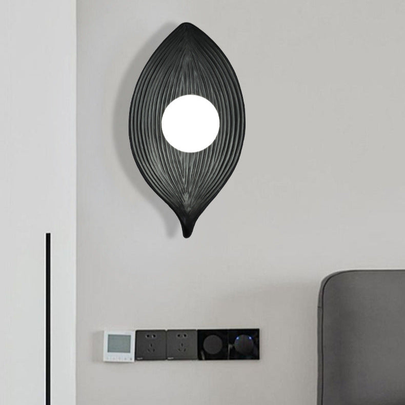 Lampada da parete in stile giapponese Nordic Zen Leaf