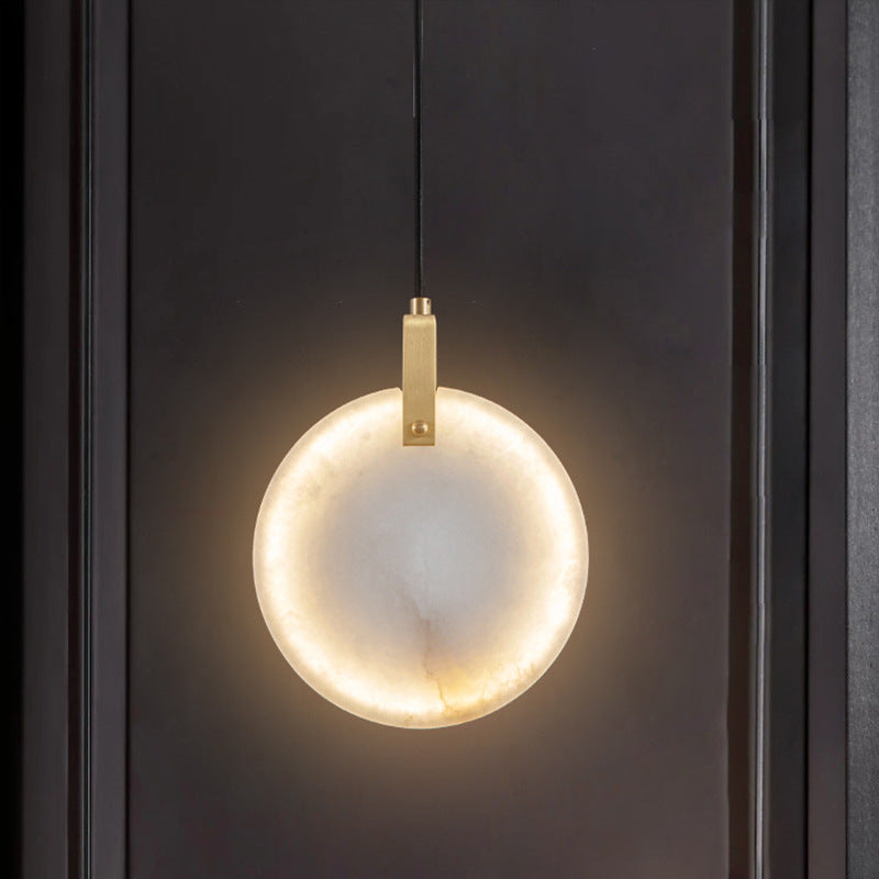 Lorenzo Single Spanish Marble Pendant Light