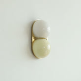 Maren cream twin glass wall light
