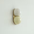 Maren cream twin glass wall light
