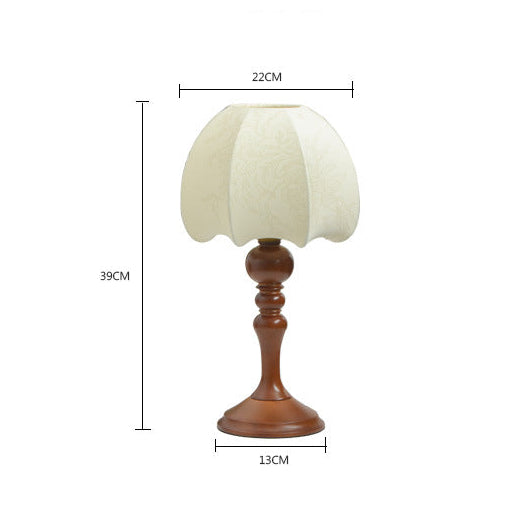 American Retro Nostalgic Antique Fabric Table Lamp