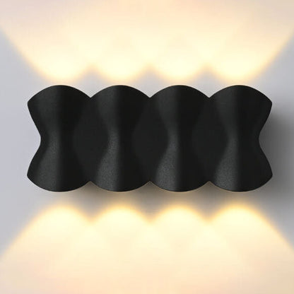 Solara - Modern waterproof LED outdoor wall lights made of aluminum