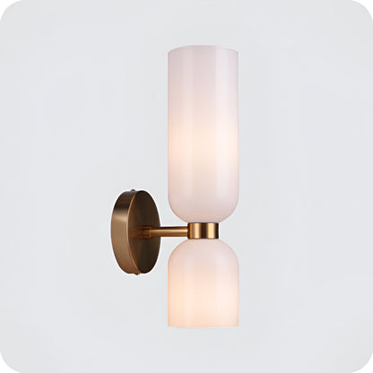 Nordic Double Head Glass Wall Lamp