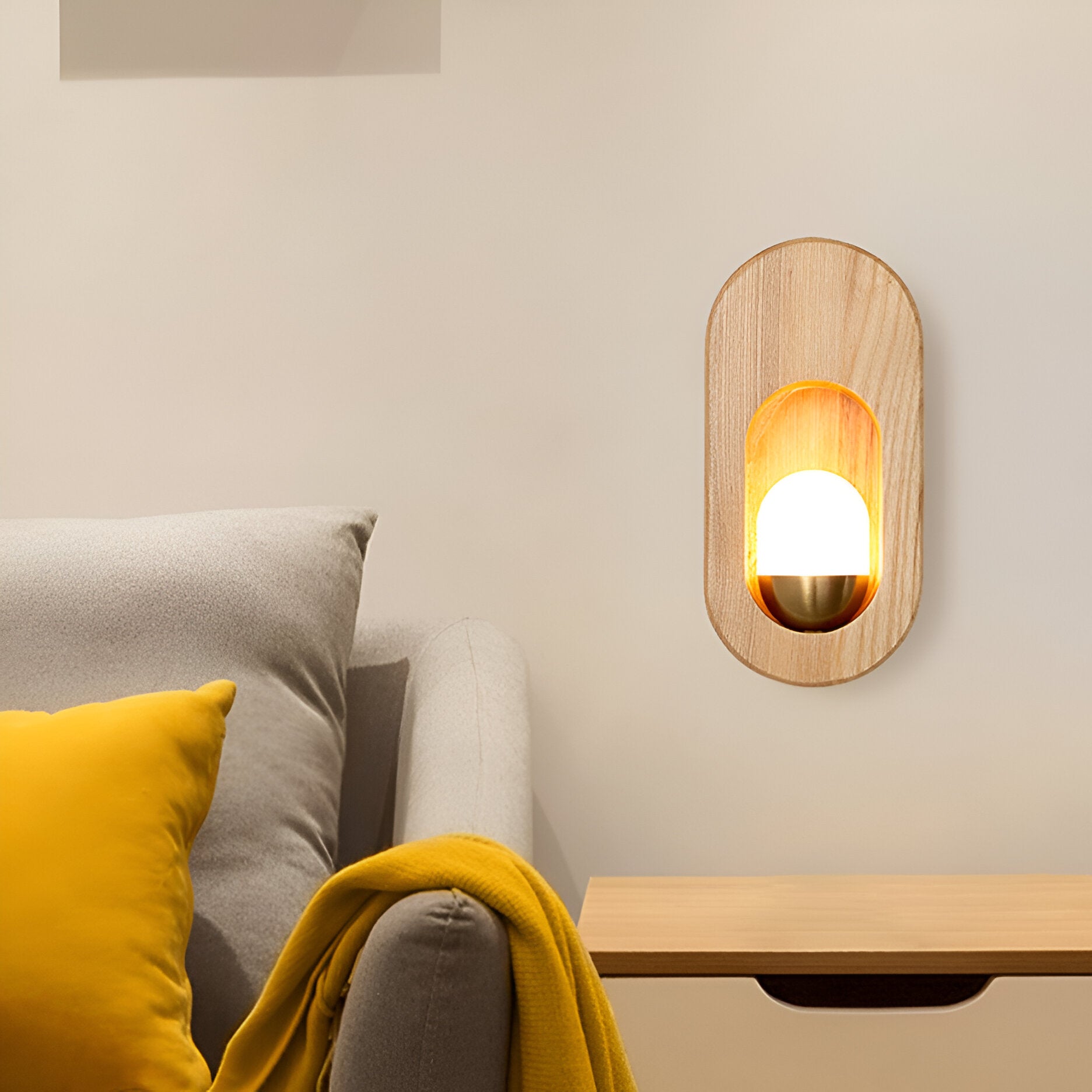 Nordic Style Egg Chaymae Wall Lamp