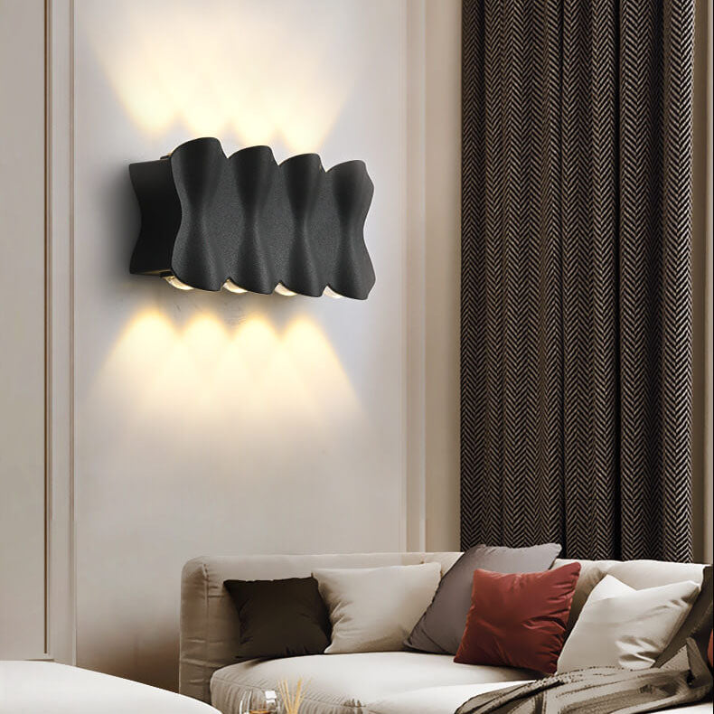 Solara - Lampes murales extérieures LED modernes étanches en aluminium