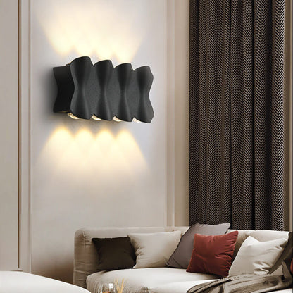 Solara - Lampes murales extérieures LED modernes étanches en aluminium