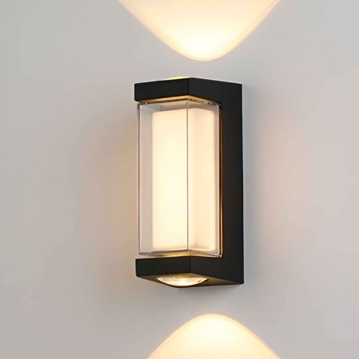 Lampada da parete esterna in acrilico Nordic Up Down IP65 impermeabile