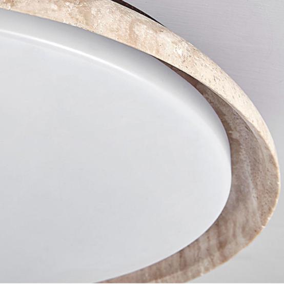 Travertine Japanese Wabi-Sabi Style Retro Ceiling Lamp