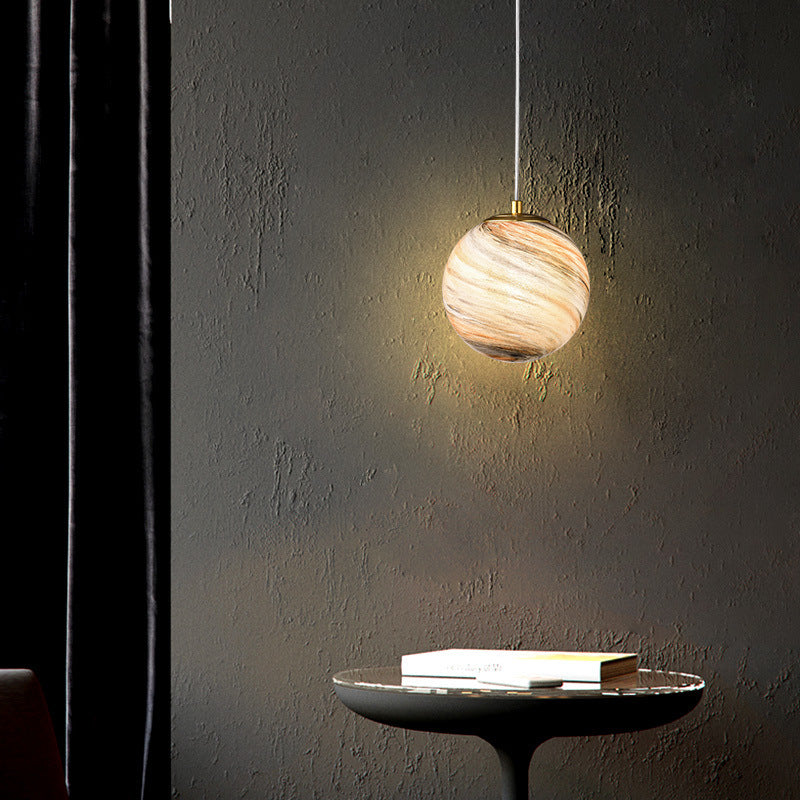 Jupiter Japandi Glass Pendant Light
