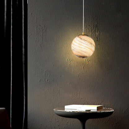 Jupiter Japandi Glass Pendant Light