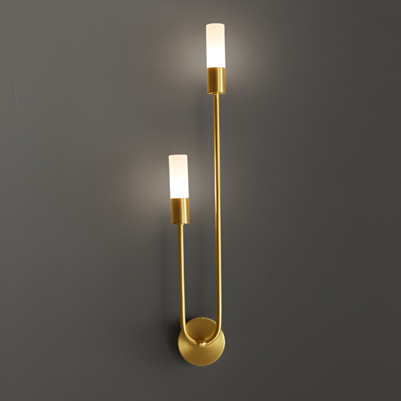 Nordic Modern Simplicity Iron &amp; Acrylic Long Tube Wall Light