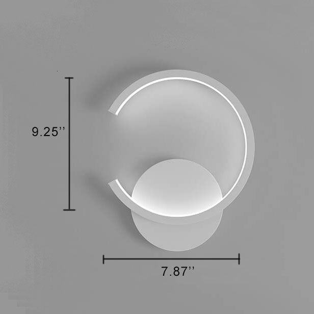 LED Moderno - Diseño Circular Minimalista