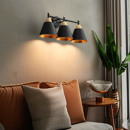 Industrial Style Three-Head Wall Lamp