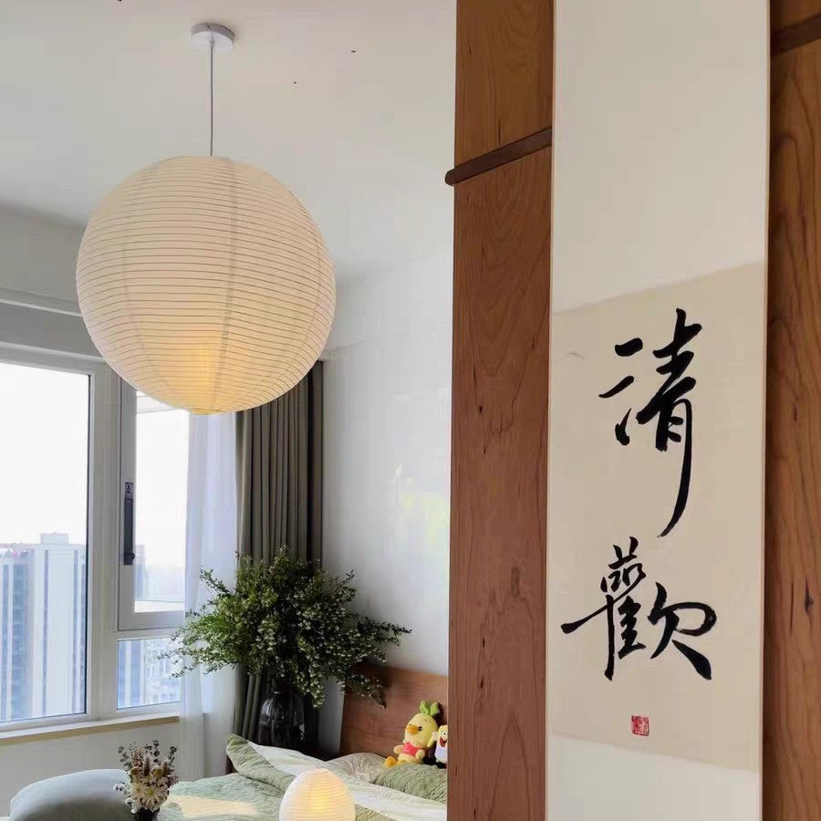 Sky Burst Japandi Paper Minimalist Ceiling Light