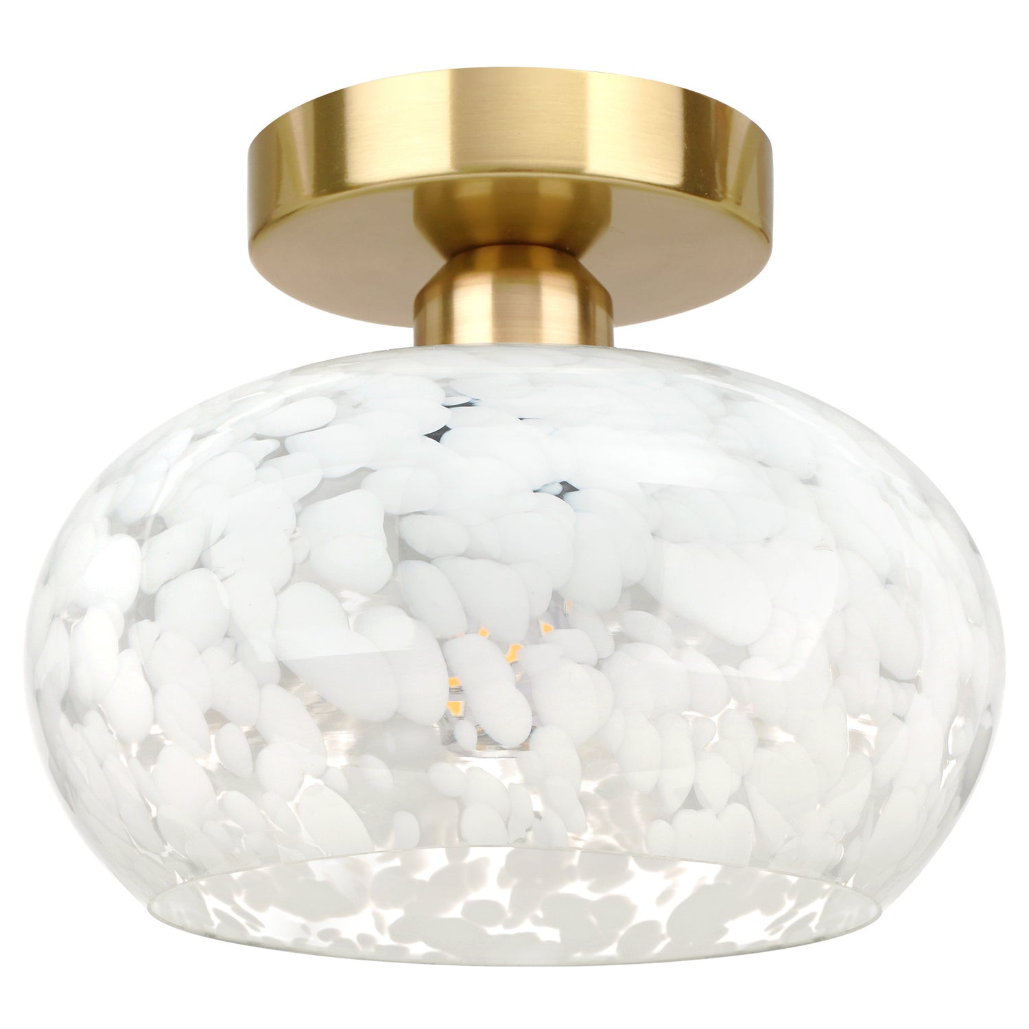 Lampe de plafond en verre Nordic Cloud