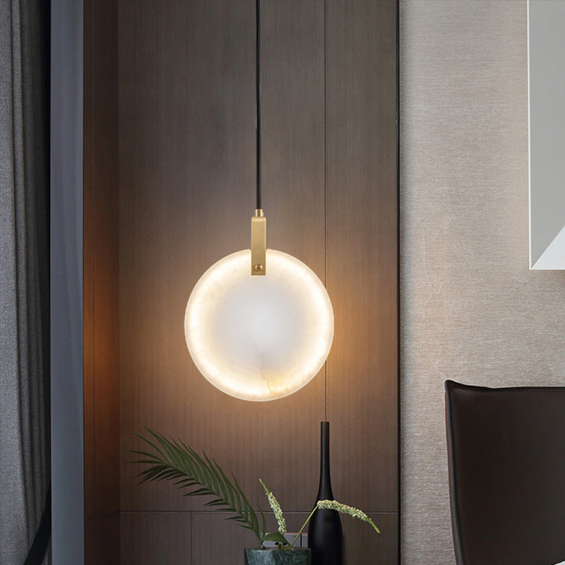 Lorenzo Single Spanish Marble Pendant Light