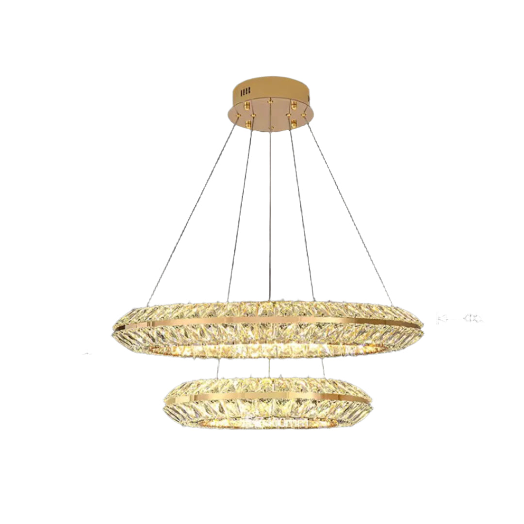 Audrey Radiant Ring Crystal Luxury Chandelier