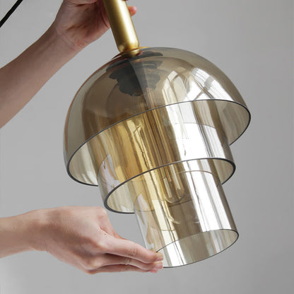 Clued Creative Minimalist Dome Glass Pendant Light