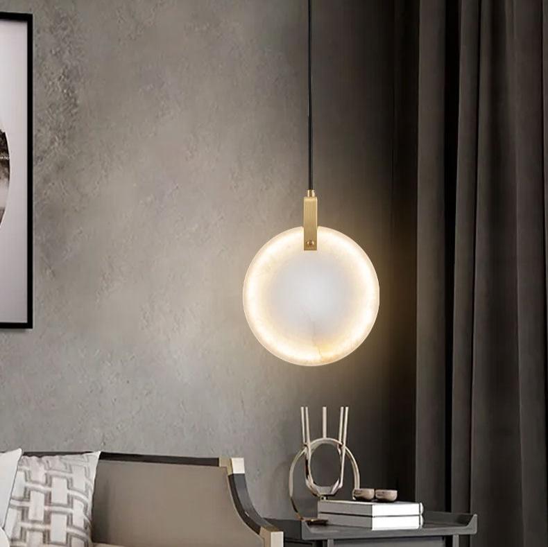 Lorenzo Single Spanish Marble Pendant Light