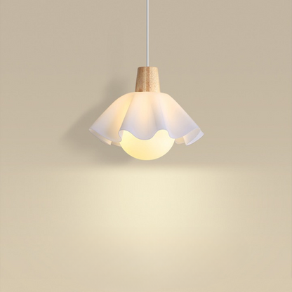 Noordse Stijl Houten Bloem Pendant Lamp