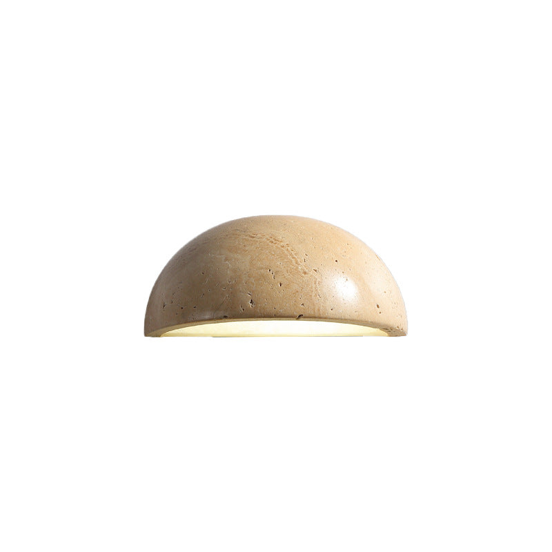 Travertine Nordic Semicircular Wall Lamp