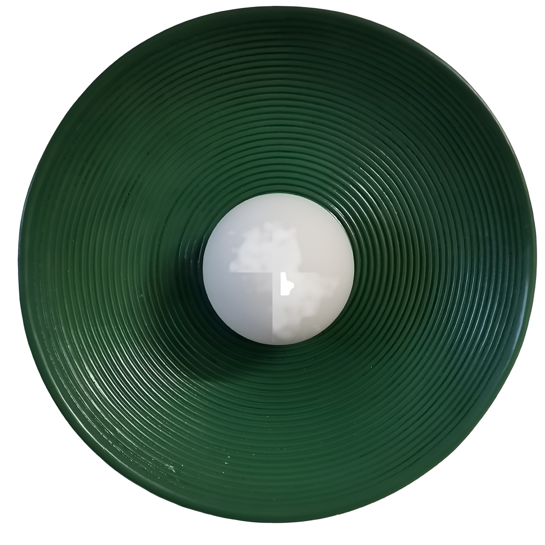 Lampada da parete LED rotonda in ceramica stile retrò