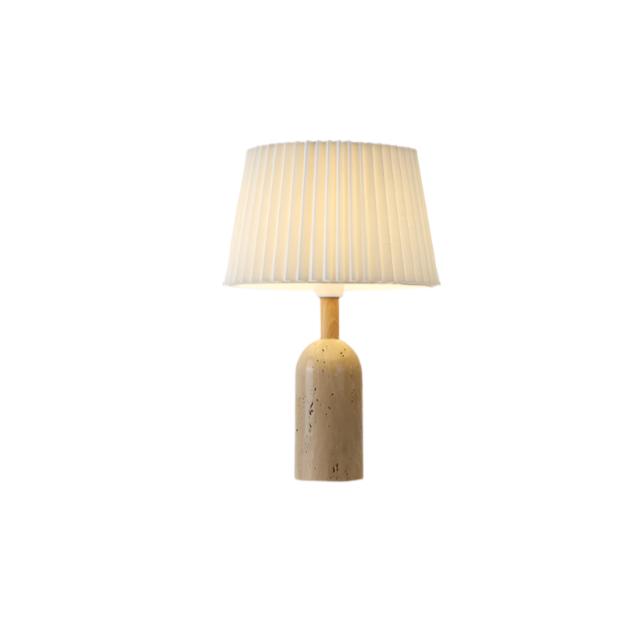 Travertine Retro Japanese Style Table Lamp