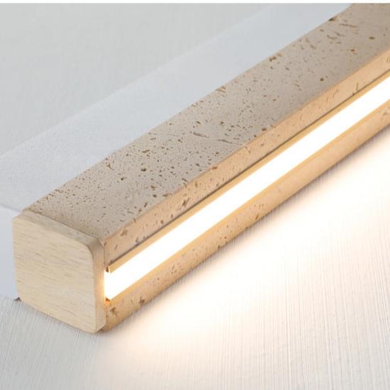 Travertine Lange Plafondlamp