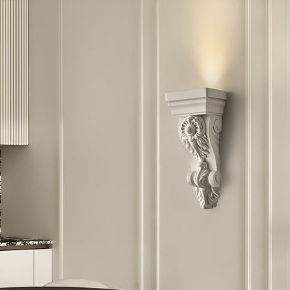 Leonardo Sculptural Plaster Retro Minimalist Wall Lamp