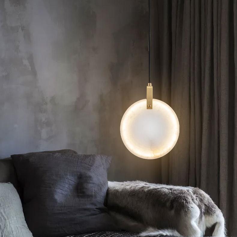 Lorenzo Single Spanish Marble Pendant Light