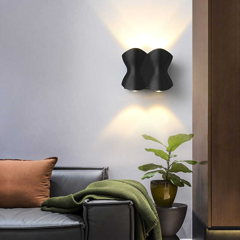 Solara - Modern waterproof LED outdoor wall lights made of aluminum