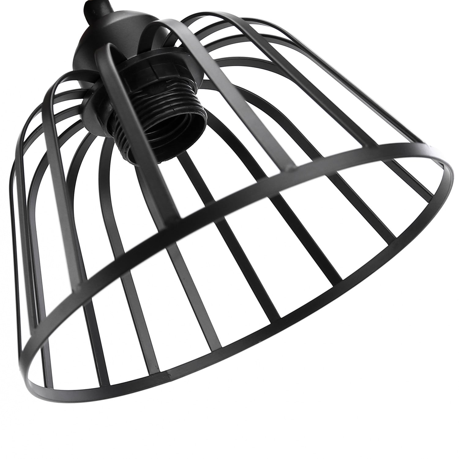 Retro Industrial Black Metal Trio Pendant Lamp