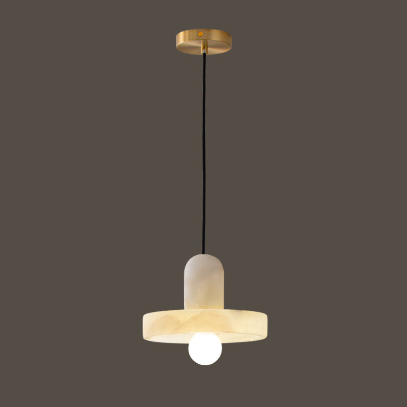 Witte Alabaster Marmeren Hanglamp