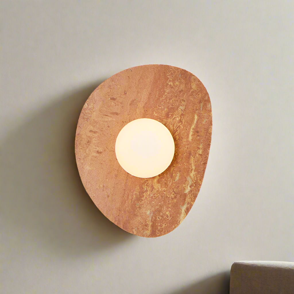 Aurora Slab Modern Nordic Marble Wall Light